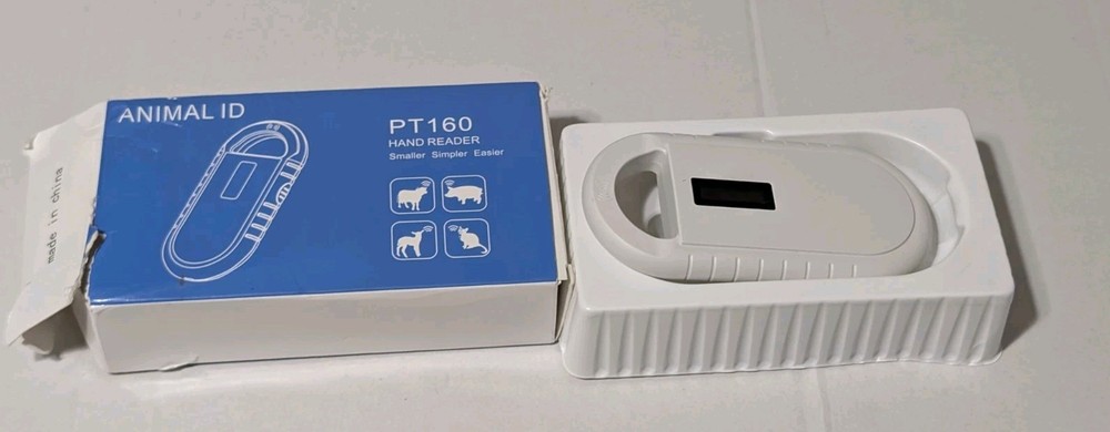 PT160 Animal Microchip Reader RFID Hand Scanner – Works for Pets Livestock