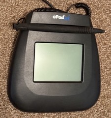 ePad Ink USB POS Signature Pad 54-64111 With Stylus Pen
