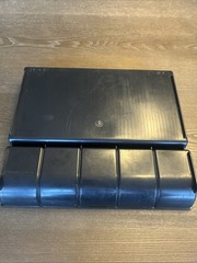 Vintage Cash Register Drawer Tray Insert, Metal & Black Plastic, Money Till