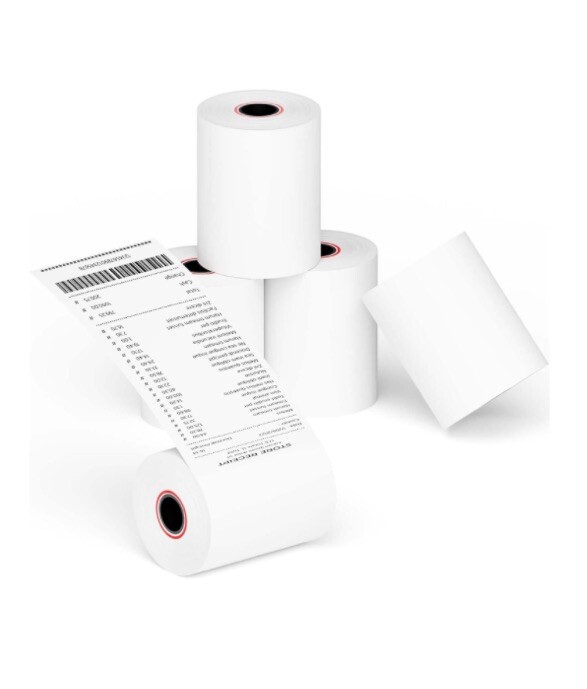5 Rolls 2 1/4″ x 85′ Thermal Cash Register Credit Card POS Receipt Paper (85FT)