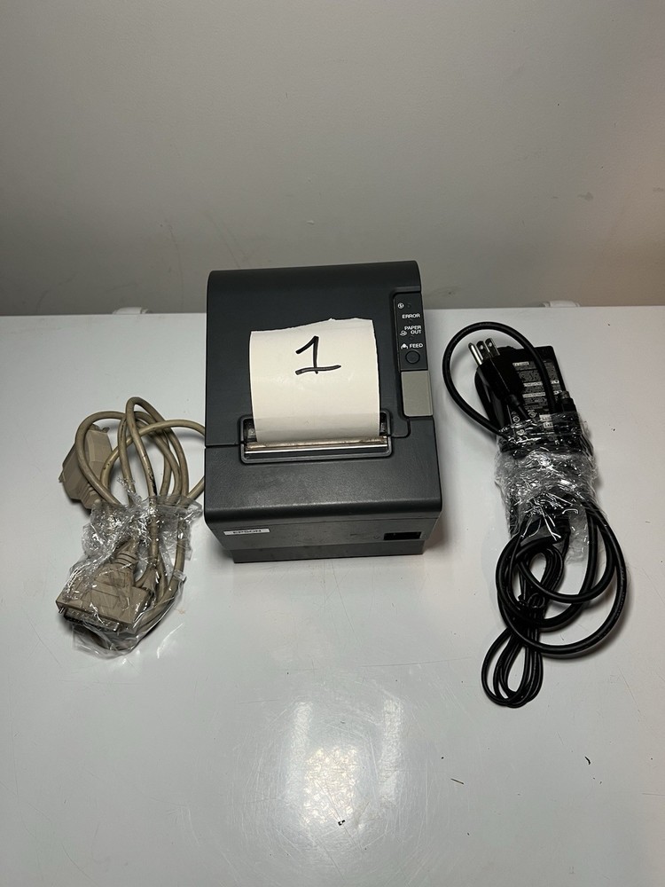 Epson TM-T88IV Thermal USB only POS Receipt Printer M129H w/ AC Adapter – TESTED