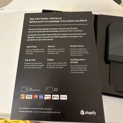 Shopify Wireless Tap & Chip Credit Card Reader Model S1801B