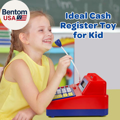 Calculator Cash Register Toy Gift for Kids Age 3, 4, 5, 6, 7, 8+ Year Old, 103 P