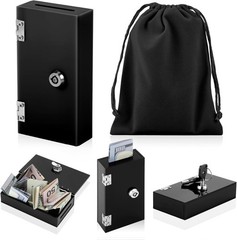 Acrylic Box for Gambler, Winners Bank Portable Safe Casino Money Pocket Sized…