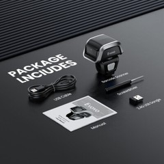 Eyoyo 2D Wireless Wearable Ring Barcode Scanner Mini Finger Scanner for iPad PC