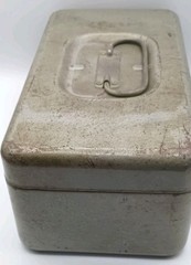 CCC Products Top Metal Cash Box Container Storage Safe Steel Box with Tray