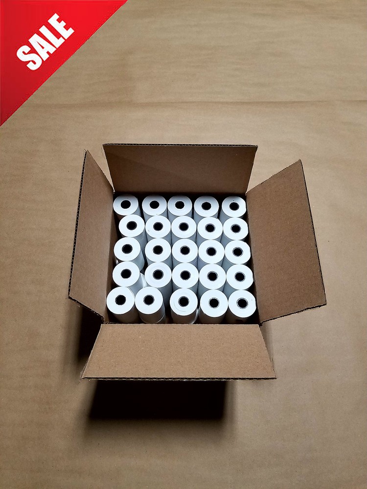 100 Rolls of 2-1/4″ x 70′ Thermal for Datecs PP-55 Palm Printer