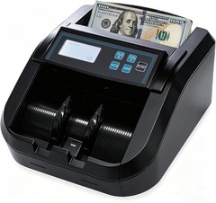 High-Speed Bill Counter Machine with LCD Display, UV/MG/IR Detection, Batch Mode