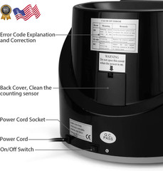 Electric Automatic Coin Sorter & Change Counter Machine Coins up to 300 Coins