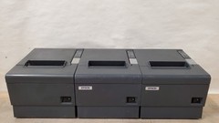 Lot of 3 Epson TM-T88IV M129H – POS Thermal Receipt Printer – Non USB