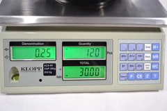 KLOPP: KCS-60 Coin Counting Scale