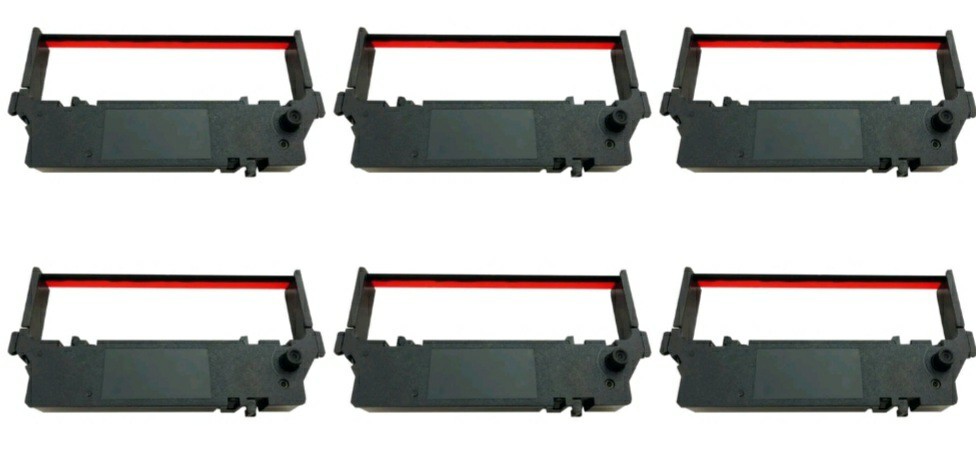 Pokanic Sp-700 Ribbon Ink Cartridge Black/Red Replacement Pos System Kitchen 6pk