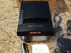Rongta POS Printer, 80mm USB Thermal Receipt Printer Restaurant, Business RP327