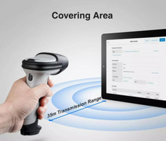 Inateck 1D Wireless Bluetooth Barcode Scanner Reader USB Handheld BCST-70 USED