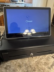 Complete Toast System Toast Flex POS Tt200 Dual Screen W/ Cash Drawer & Printer