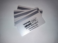 POS Depot MICROS Oracle Blank Magnetic Stripe Card, Pack Of 24, Solid White Face