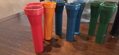 Laurel Tsfae + Major Metalfab Coin Counting Kit 2 Metal Chutes, 10+ Tubes & Bin