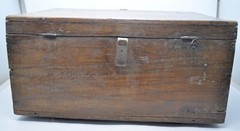 Antique Wooden Shopkeepers’ Cash Money Box Original Old Hand Crafted