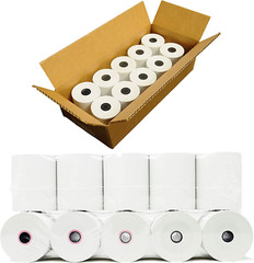 3 1/8” (80mm) x 230′ THERMAL PAPER ROLL,3 1/8”x230′ Thermal paper BPA Free**