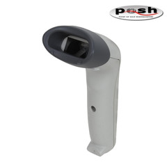 NEW Zebra LS1203 1D Laser Barcode Scanner White USB RS232 LS1203-CR10001R