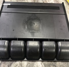 Cash Register Drawer Tray Insert, Metal & Plastic Holder 5 Bill Compartment