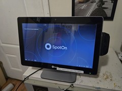 Partner A5-1-A Touchscreen Point Of Sale System With SpotOn Tested W/Stand+ Card