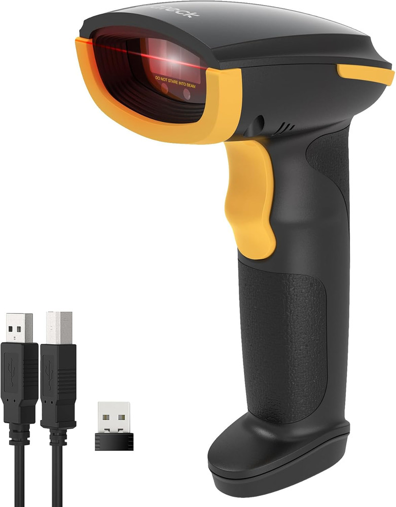 Wireless Barcode Scanner 1D USB Handheld Bluetooth Bar Code Reader w/ APP & SDK