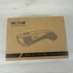 NETUM 2D Wireless Barcode Scanner Bluetooth USB 2.4G Yellow for POS Inventory
