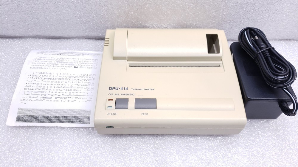 Seiko SII DPU-414-30B Thermal Printer W/ AC Adapter [Tested] #99