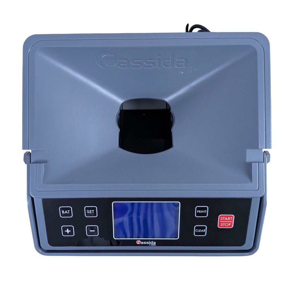 Cassida C300 Coin Counter Sorter Wrapper Business Gray Digital LCD Display