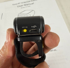 Eyoyo R30 Wearable 1D Wireless Ring Barcode Scanner Mini Finger Reader