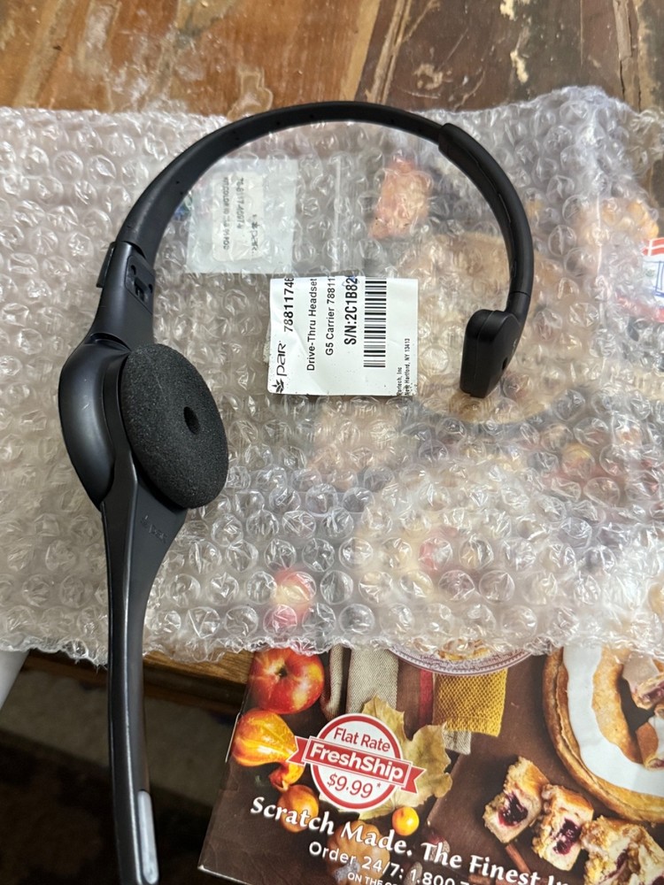 NEW 3M/PAR G5 Wireless Drive Thru Headset *NO POD/BATTERY