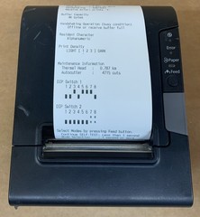 Epson TM-T88V M244A Direct Thermal Receipt POS Printer – Black | TESTED
