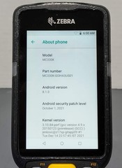 Zebra MC330K Wireless Handheld Mobile Computer Barcode Scanner Tested No Battery