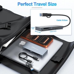 CFexpress Type B Card Reader 8 in 1, 10Gbps Multi CF Express Reader Adapter f…