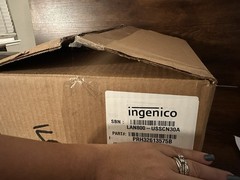 Ingenico Lane 8000 LAN800-USSCN30A Credit Card Terminal w/ Havis Mount
