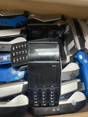 Used CreditCard terminal POS machine PAX D210 gprs unlock 80%new