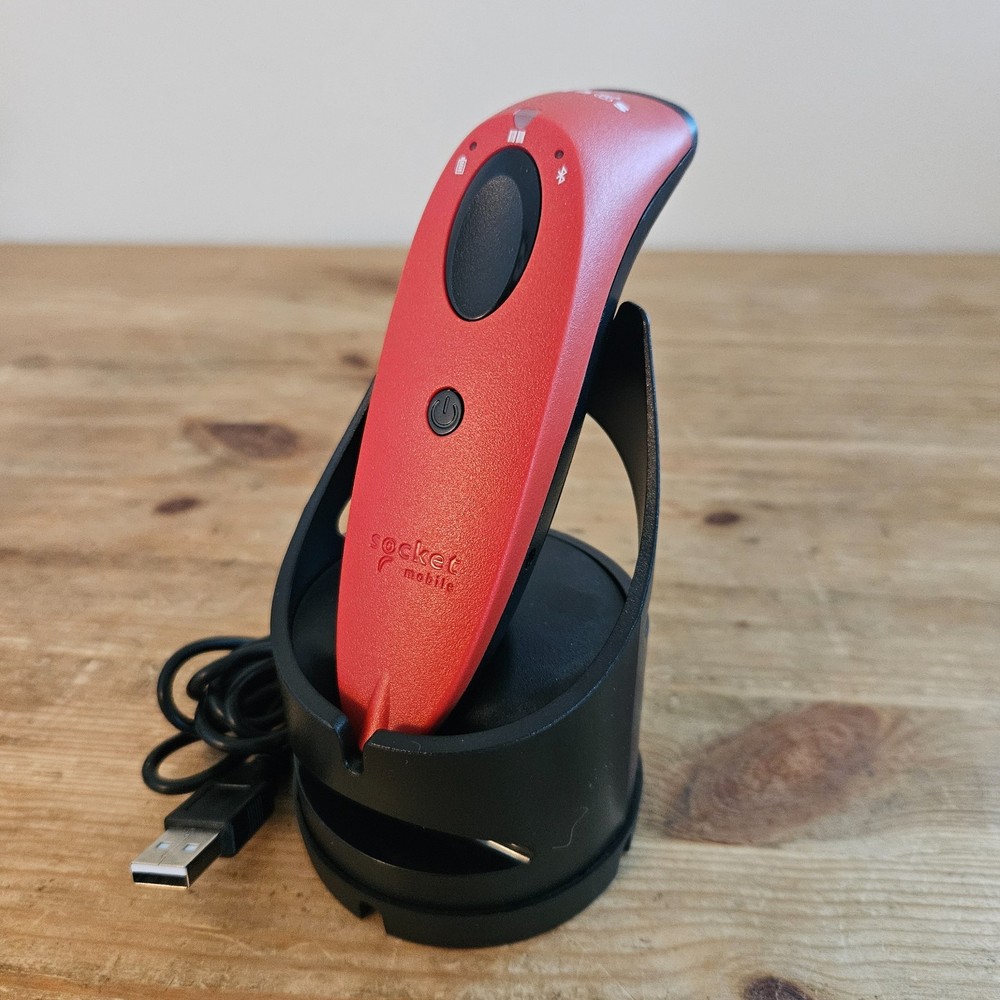Socket Mobile SocketScan S700 Scanner w/ Charging Dock Red
