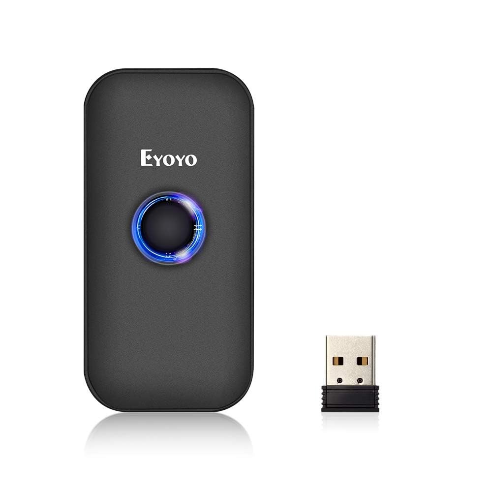 Mini 1D Bluetooth Barcode Scanner 3-in-1 USB Wireless Portable Reader