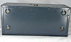 Steel Master M1914 Lock Box Cash Portable 10x5x3 No Key Gray Metal