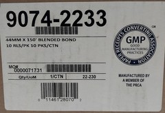 Iconex 9074-2233 Register Tape Rolls – 1.75″ x 150′ Bond Paper – 100 Rolls Case