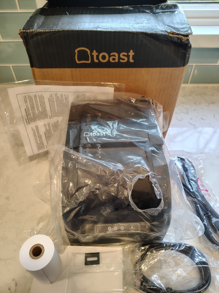 TOAST TKP300 POS Kitchen Receipt Printer Serial USB Ethernet NEW Open Box