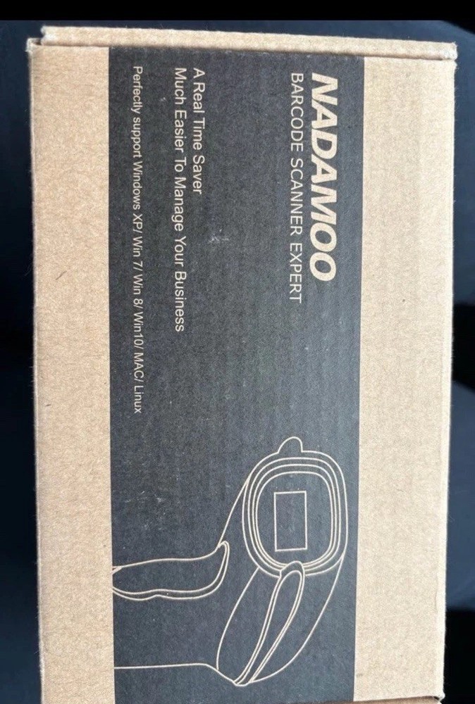 NADAMOO BUR3003 433MHz Wireless Barcode Scanner