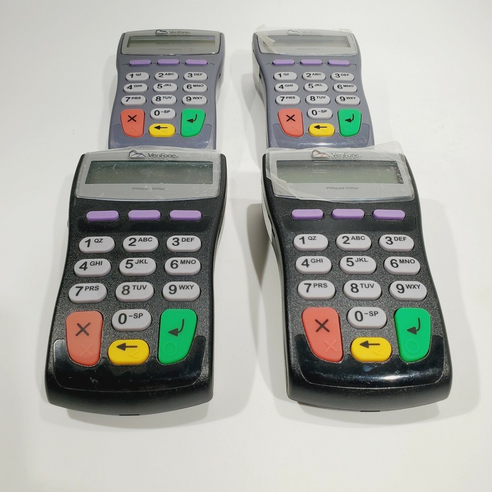 Lot of 4 VeriFone PINPad 1000SE Pin Pad