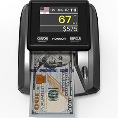 PONNOR AL-135T Counterfeit Bill Money Checker Machine with 3″ Digital Screen New