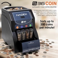 Nadex 36S Automatic Coin Sorter
