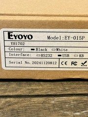 Eyoyo EY-015P 2D Barcode Scanner Wireless Bluetooth USB Tested Works Complete