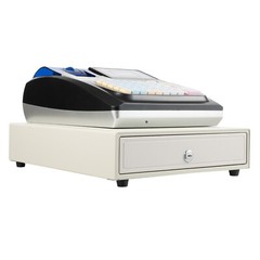 Electronic POS System Cash Register LED Display For Retail W/ Drawer 48 Keys US