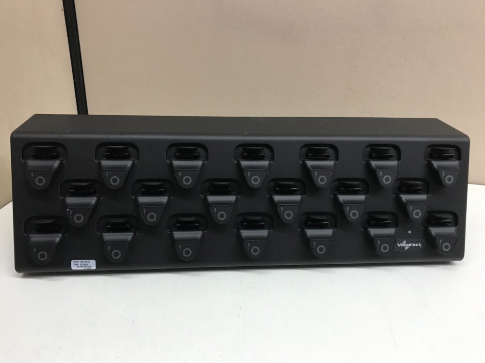 Vocollect SRX2 20-slot Battery Charger CM-1000-20 w/ AC Adapter