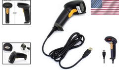 High-Speed USB Laser Barcode Reader – Durable & Lightweight Handheld Scanner
